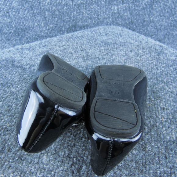 Place Girls Mary Jane Shoes Black Synthetic Buckle Size T 8 Medium - Picture 10 of 10